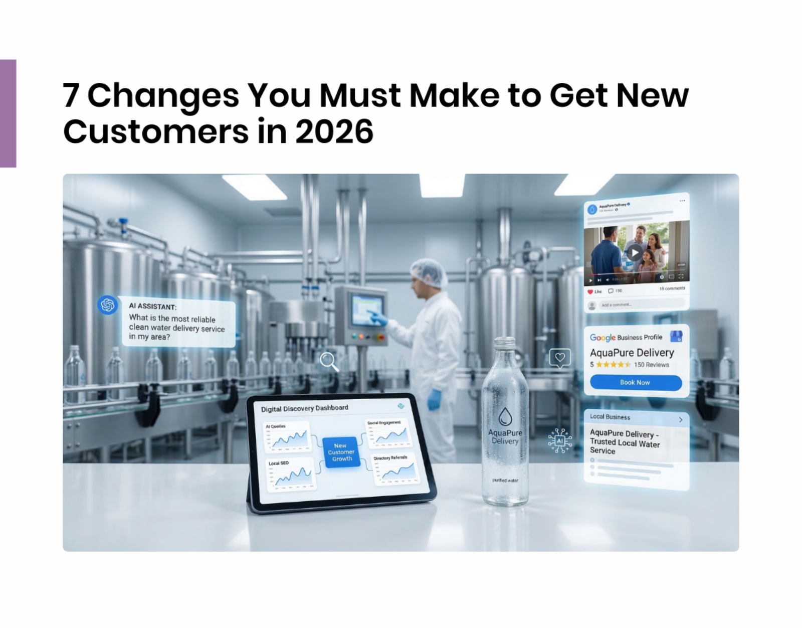 The way customers discover businesses has changed quickly over the past few years. Search engines still matter, but they are no longer the only place people look for products and services. Today, discovery happens across multiple platforms at the same time. A potential customer might ask an AI assistant for recommendations, search Google for reviews, check Instagram for real examples, and compare options on shopping platforms before making a decision. If your business is only optimized for one channel, you are missing a large share of potential customers. In 2026, businesses need to be visible wherever people look. That means adapting your marketing strategy across AI discovery tools, search engines, social media, online marketplaces, and trusted business directories. Here are seven changes you need to make to stay competitive. Optimize for AI Discovery More people are now using AI tools to ask questions and find recommendations. Instead of searching with short keywords, users ask full questions like “What is the best accounting software for small businesses?” or “Where can I find a reliable barber near me?” AI systems analyze large amounts of online information to produce answers. If your business content is clear, structured, and helpful, it becomes more likely to appear in those answers. This is where Answer Engine Optimization (AEO) becomes important. You need pages on your website that directly answer common questions, explain services clearly, and provide useful information that AI systems can understand. Do you have a ‘frequently asked questions’ page on your website? Is it optimized for discovery for search engines and AI crawlers? If the answer to either question is no, you already know where to start. Strengthen Traditional SEO While AI search is growing, traditional search engines remain one of the largest sources of customer discovery. Google still processes billions of searches every day, and many of those searches involve strong buying intent; customers who want to make a purchase imminently. SEO ensures your website appears when potential customers look for solutions related to your services or products. Technical performance, clear site structure, and high-quality content all influence how search engines rank your pages. However, content quality matters more than ever. Many businesses now rely heavily on automated content tools, which have flooded the internet with generic information. Search engines already generate AI summaries in many results pages. If your website contains similar AI-written content, it becomes difficult to stand out. Human-written content with real expertise, clear explanations, and original insight helps businesses differentiate themselves. It shows credibility and gives search engines a stronger reason to rank your pages higher. Optimize Your Google Business Profile For local businesses, one of the most powerful visibility tools is your Google Business Profile. Here’s why: when someone searches for a service nearby, Google often displays a map with several business listings at the top of the results page. Appearing in this “local pack” can generate a significant number of calls, bookings, and website visits. A well-optimized Google Business Profile includes accurate contact details, updated business hours, clear service descriptions, and high-quality photos. Regular posts, customer reviews, and quick responses to inquiries also signal that the business is active and trustworthy. It’s possible that your business has a profile, but is it optimized? Do you manage it actively? Businesses that do often outperform competitors in local search results. Get Listed on Reputable Business Directories Another important visibility factor is being listed on trusted online directories and business listings. These include industry-specific platforms, local directories, and reputable review websites. Search engines use these listings to confirm that a business is legitimate and consistent across the internet. When your business name, address, and contact information appear across reliable platforms, it strengthens your credibility and expands your online footprint beyond your website. Build a Strong Presence on Social Media Social platforms have evolved into major discovery engines. Many users now search directly within apps like Instagram, TikTok, and YouTube when looking for ideas, reviews, or product recommendations. For businesses, this means social media is no longer just a branding channel. It is a search and discovery platform. Consistent posting, clear brand messaging, and engaging visuals help businesses appear in social search results and recommendation feeds. Behind-the-scenes content, product demonstrations, tutorials, and customer testimonials often perform particularly well. This kind of content helps businesses reach new audiences while building familiarity and trust with potential customers. Use Marketplaces and Shopping Platforms For product-based businesses, online marketplaces are becoming increasingly important. Platforms like Amazon, eBay, and other retail marketplaces often rank highly in search results and attract customers who are ready to buy. Optimizing product listings, descriptions, images, and reviews on these platforms increases visibility and conversion rates. Many shoppers begin their product search directly on a marketplace instead of a traditional search engine. Ignoring these platforms means missing a large segment of ready-to-buy customers. Focus on Reputation and Reviews Trust plays a major role in customer decisions. Online reviews are one of the most influential signals in search rankings, and they play a major role in building customer trust. Potential customers often compare multiple businesses before making a decision. A company with strong, consistent reviews is more likely to win that comparison. When you encourage satisfied customers to leave honest feedback, you improve visibility across Google, marketplaces, and local listings. Responding to reviews also shows that your business values customer experience. Final Note While designing strategies for our clients this year, the biggest shift we noticed is that customer discovery is now spread across many platforms. Customers now explore businesses through AI assistants, search engines, social networks, marketplaces, review platforms, and business directories. Visibility across all of these channels increases the chances that customers will encounter your brand during their decision process. Businesses that adapt to this new landscape gain a major advantage. Those that remain focused on only one channel risk losing attention and revenue to competitors who are easier to find. Winning new customers today is about building a presence wherever people search, ask questions, and make purchasing decisions. Companies that embrace this broader discovery strategy will be the ones that continue to grow in 2026 and beyond. VF Agency has decades of experience helping businesses build an online presence optimized for discovery. We’ve delivered every item on the list above, from one to seven, for businesses across the Middle East, Europe, and the United States. If you want to implement these strategies or use a full-stack solution, explore our limited-time offer here.