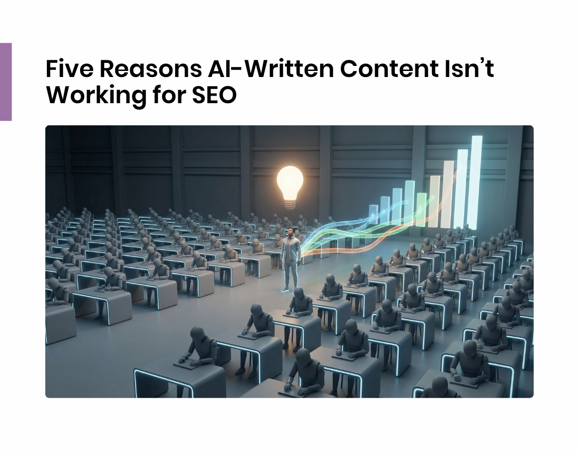 Five Reasons AI-Written Content Isn’t Working for SEO