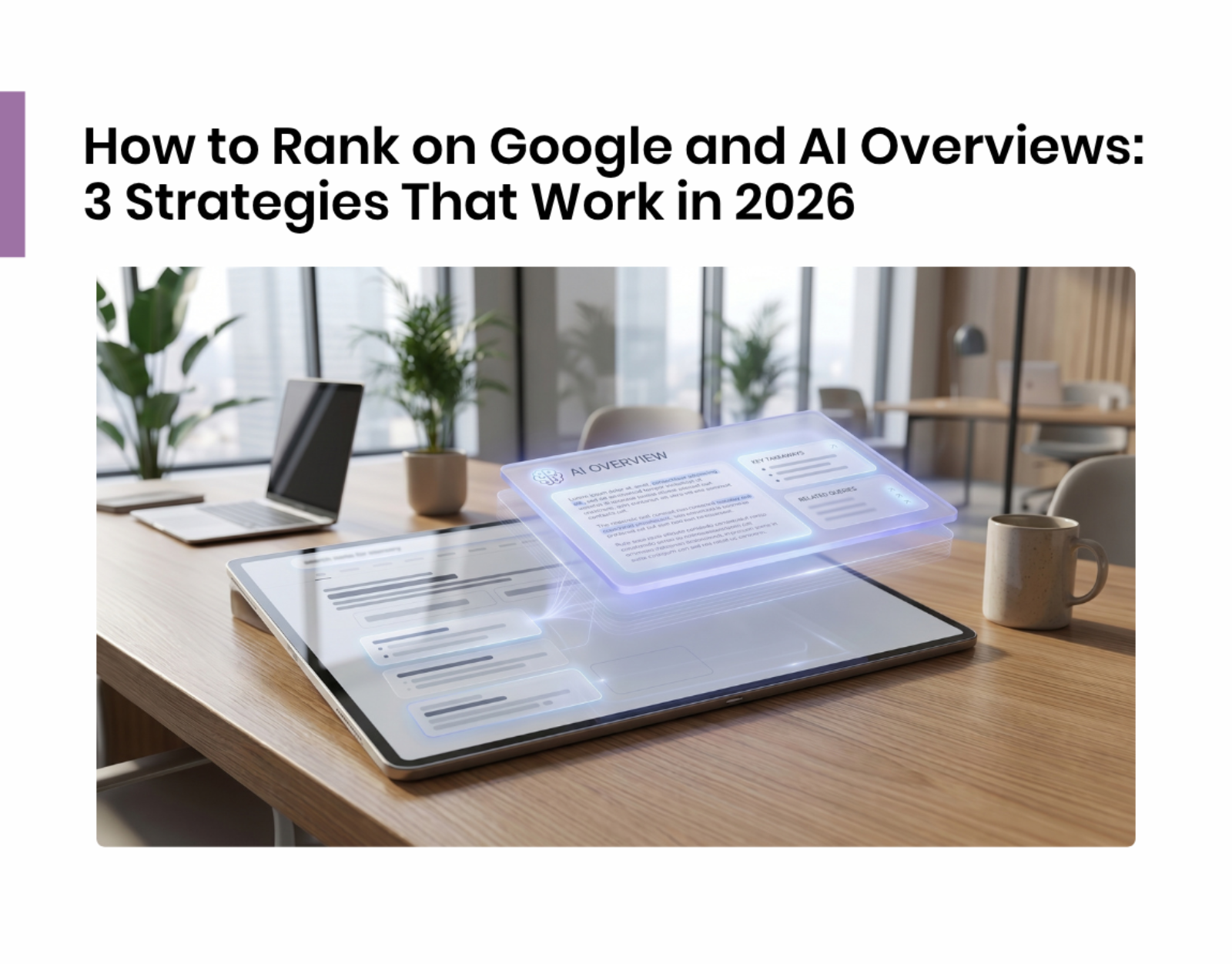 How to Rank on Google and AI Overviews: 3 Strategies That Work in 2026
